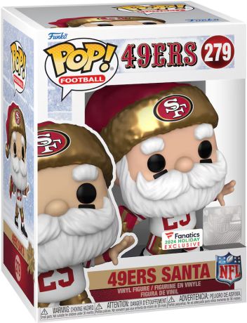 Figurine Funko Pop NFL #279 Père Noël San Francisco 49ers