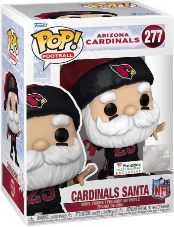 Figurine Funko Pop NFL #277 Père Noël Arizona Cardinals