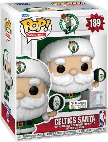 Figurine Funko Pop NBA #189 Père Noël Boston Celtics
