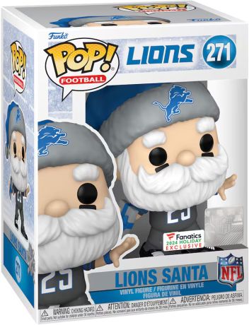 Figurine Funko Pop NFL #271 Père Noël Detroit Lions