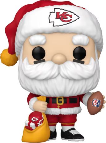 Figurine Funko Pop NFL #293 Père Noël Kansas City Chiefs
