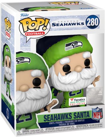 Figurine Funko Pop NFL #280 Père Noël Seattle Seahawks