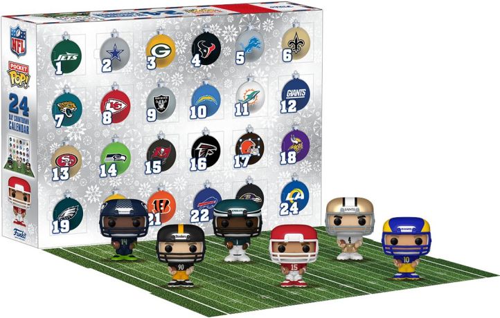 Figurine Funko Pop NFL Calendrier de l'Avent 2024 NFL