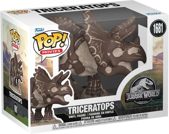 Figurine Funko Pop Jurassic Park #1681 Triceratops (Fossile)