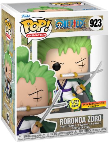 Figurine Funko Pop One Piece #923 Zoro (Pays des Wa) - Glow in the Dark