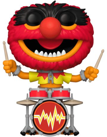 Figurine Funko Pop Les Muppets #13 Animal - Flocked