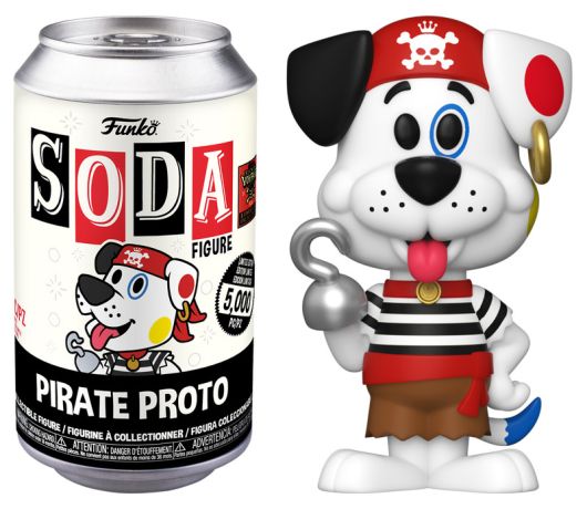 Figurine Funko Soda Freddy Funko Pirate Proto (Canette Noire)