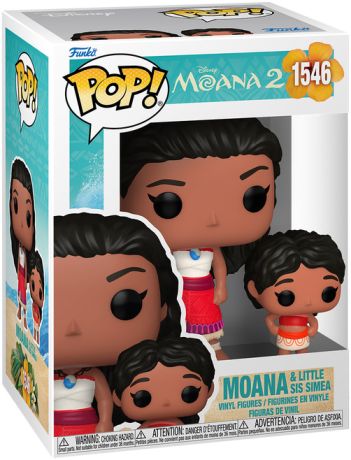 Figurine Funko Pop Vaiana 2 [Disney] #1546 Vaiana & sa petite sœur Simea