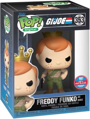 Figurine Funko Pop Hasbro #353 Freddy Funko en Duke (G.I. Joe) - Digital Pop
