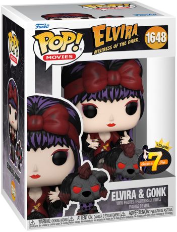 Figurine Funko Pop Elvira, Maîtresse des Ténèbres #1648 Elvira & Gonk