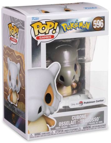 Figurine Funko Pop Pokémon #596 Cubone - Osselait - Tragosso (EMEA) - Nacré