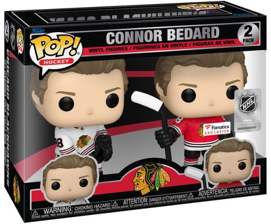 Figurine Funko Pop LNH: Ligue Nationale de Hockey Connor Bedard - Pack