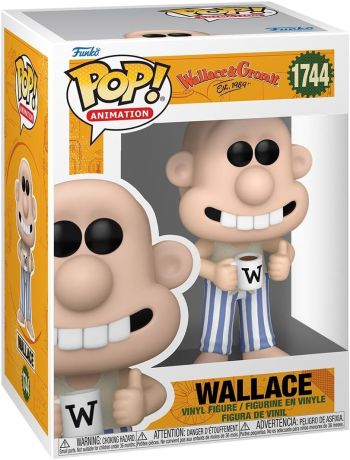 Figurine Funko Pop Wallace et Gromit #1744 Wallace (en Pyjamas)