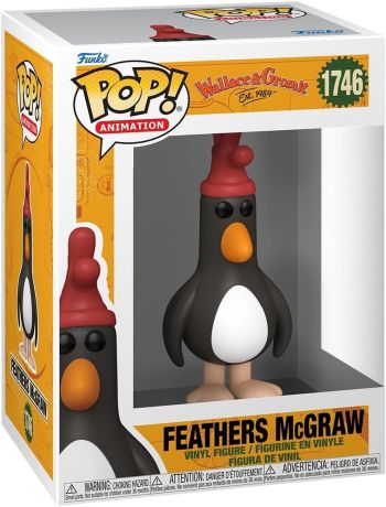 Figurine Funko Pop Wallace et Gromit #1746 Plumes mcgraw