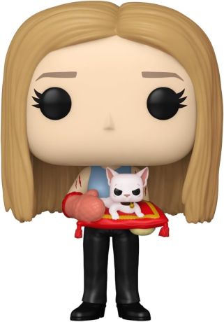 Figurine Funko Pop Friends #1650 Rachel Green (avec Madame Moustache)