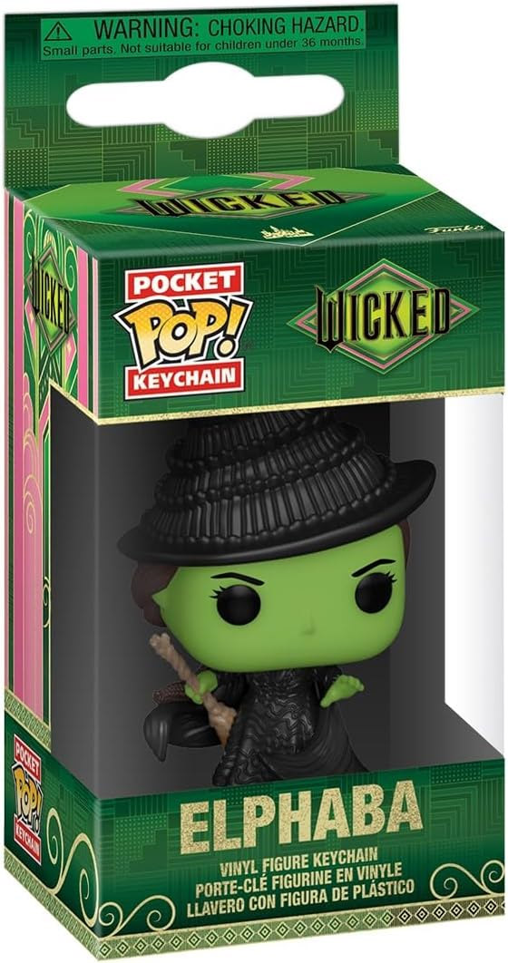 Funko Pop! Keychain: Wicked - Glinda & Elphaba - 2 Pack - Figurine en Vinyle de Collection - Idée Cadeau - Produit Officiel - Jouets pour Enfants et Adultes - Figurine modèle pour collectionneurs
