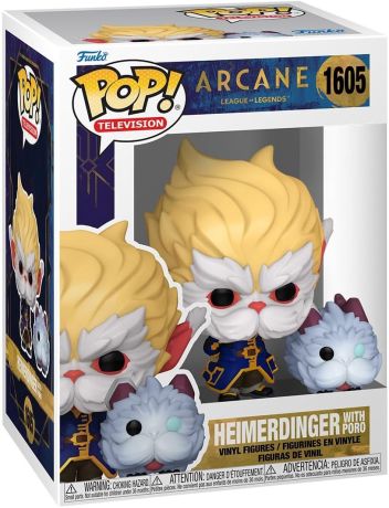 Figurine Funko Pop Arcane #1605 Heimerdinger avec Poro