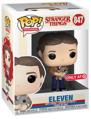 Figurine Funko Pop Stranger Things #847 Eleven avec ours en peluche