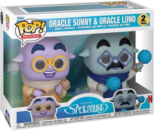 Figurine Funko Pop Ellian et le Sortilège Oracle Sunny & Oracle Luno - Pack