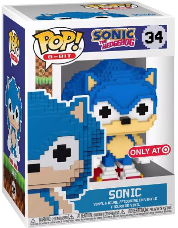 Figurine Funko Pop Sonic le Hérisson #34 Sonic - 8-bit
