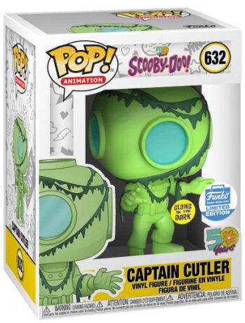 Figurine Funko Pop Scooby-Doo #632 Captain Cutler - brillant dans le noir