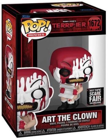 Figurine Funko Pop Terrifier #1672 Art le Clown - Ensanglanté