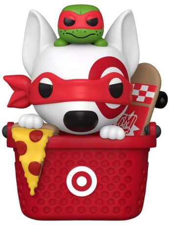 Figurine Funko Pop Icônes de Pub #243 Bullseye avec Masque de Ninja avec Raph