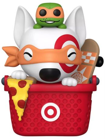 Figurine Funko Pop Icônes de Pub #243 Bullseye avec Masque de Ninja avec Mikey [Chase]