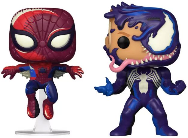 Figurine Funko Pop Marvel Comics Spider-Man & Venom - Pack