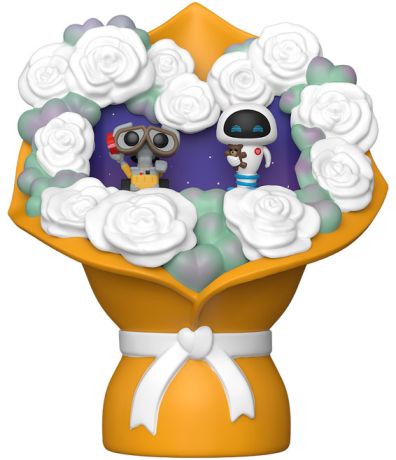 Figurine Funko Pop WALL-E [Disney] Walle-E & Eve Bouquet (Saint-Valentin) - Pack