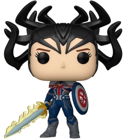 Figurine Funko Pop Marvel What If...? #1464 Infinity Captain Carter