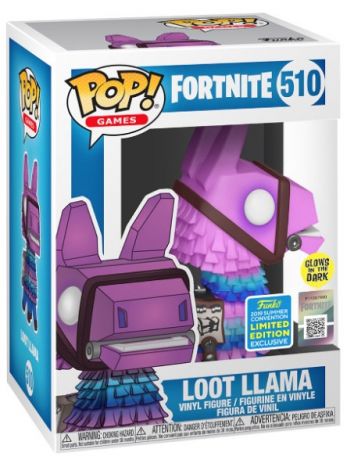 Figurine Funko Pop Fortnite #510 Loot Llama - Brillant dans le noir