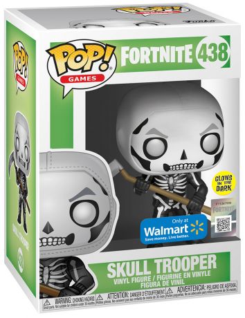 Figurine Funko Pop Fortnite #438 Skull Trooper - Brillant dans le noir