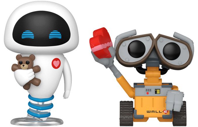 Figurine Funko Pop WALL-E [Disney] Walle-E & Eve Pocket (Saint-Valentin) - Pack