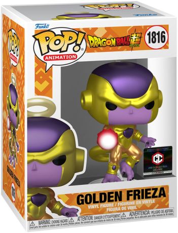 Figurine Funko Pop Dragon Ball Super #1816 Golden Freezer - Métallique