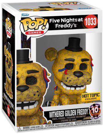 Figurine Funko Pop Five Nights at Freddy's #1033 Withered Golden Freddy 