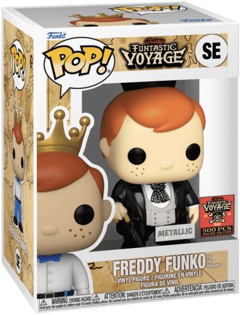 Figurine Funko Pop Freddy Funko Freddy Funko en le Pingouin - Métallique