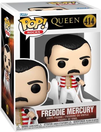 Figurine Funko Pop Queen #414 Freddie Mercury avec cape