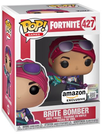 Figurine Funko Pop Fortnite #427 Brite bombardier - Métallique