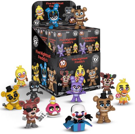 Figurine Funko Mystery Minis Five Nights at Freddy's 10ème Anniversaire - 12 Figurines