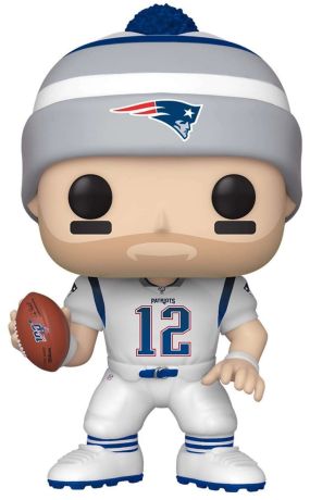 Figurine Funko Pop NFL #59 Tom Brady (Maillot Blanc)