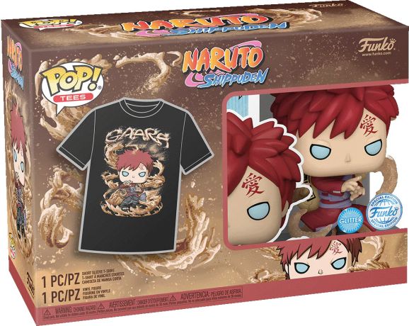 Figurine Funko Pop Naruto #728 Gaara (Pailleté) - Tee