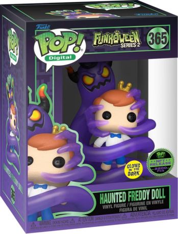 Figurine Funko Pop Freddy Funko #365 Poupée Freddy Hantée (Glow in the Dark - Digital Pop