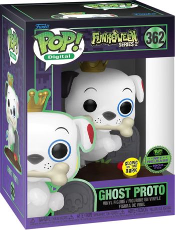 Figurine Funko Pop Freddy Funko #362 Proto Fantôme (Glow in the Dark) - Digital Pop