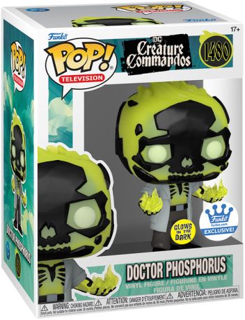 Figurine Funko Pop Creature Commandos [DC] #1480 Docteur Phosphorus - Glow in the Dark