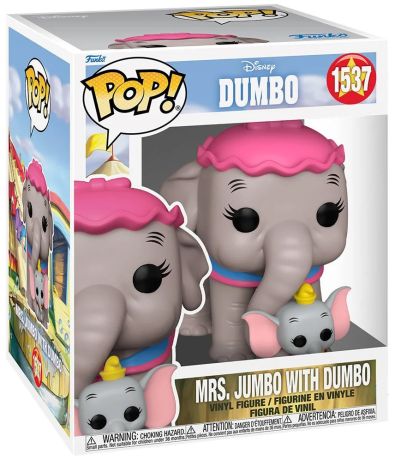 Figurine Funko Pop Dumbo [Disney] #1537 Mme Jumbo et Dumbo - 15 cm