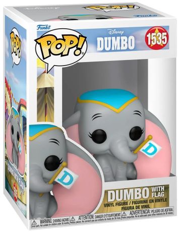 Figurine Funko Pop Dumbo [Disney] #1535 Dumbo avec drapeau