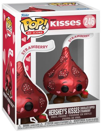Figurine Funko Pop Icônes de Pub #246 Hershey's Kiss (Saint-Valentin)