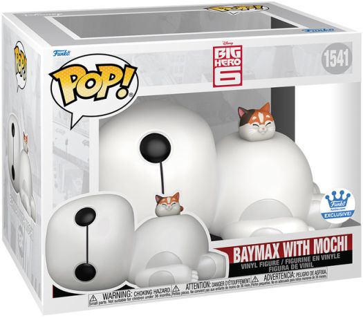 Figurine Funko Pop Les Nouveaux Héros [Disney] #1541 Baymax avec Mochi - 15 cm