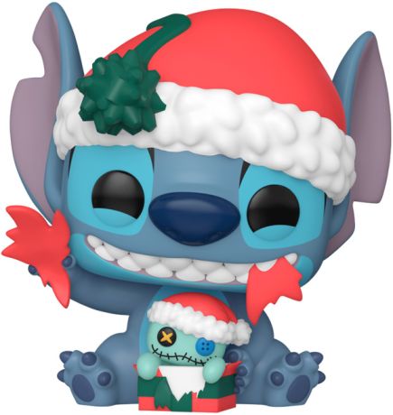 Figurine Funko Pop Lilo et Stitch [Disney] #1522 Stitch déballe son cadeau